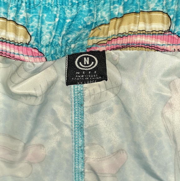 Neff Pool Float All Over Print Board Shorts Swimming Swim Trunks - Picture 4 of 7